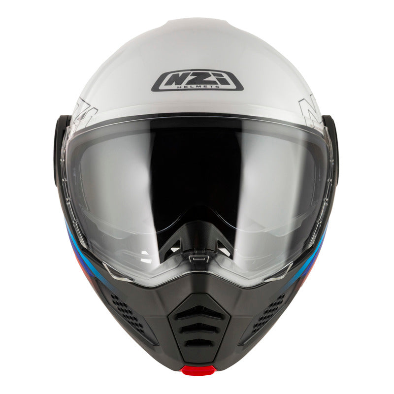 KASK MOTOCYKLOWY NZI MINIMOD DUO WATSON WHITEBLACK POWER XS