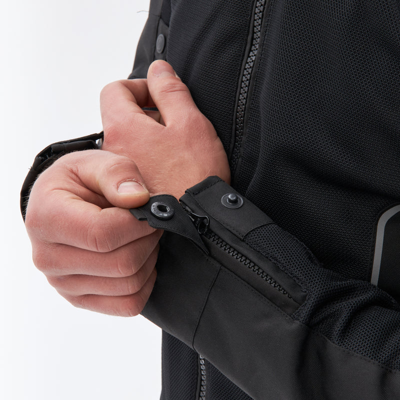 KURTKA MOTOCYKLOWA TEKSTYLNA REBELHORN WAVE BLACK