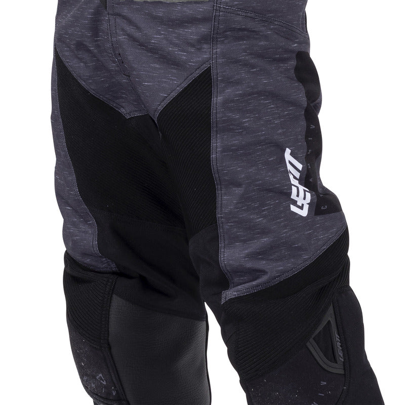 STRÓJ OFFROADOWY BLUZA I SPODNIE JUNIOR LEATT MINI RIDE KIT 3.5 STEALTH BLACK GREY XS