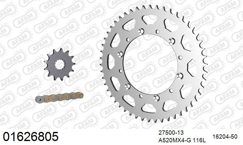 Zestaw napędowy AFAM do KAWASAKI KX 250 R1,R6F,R7F,R8F