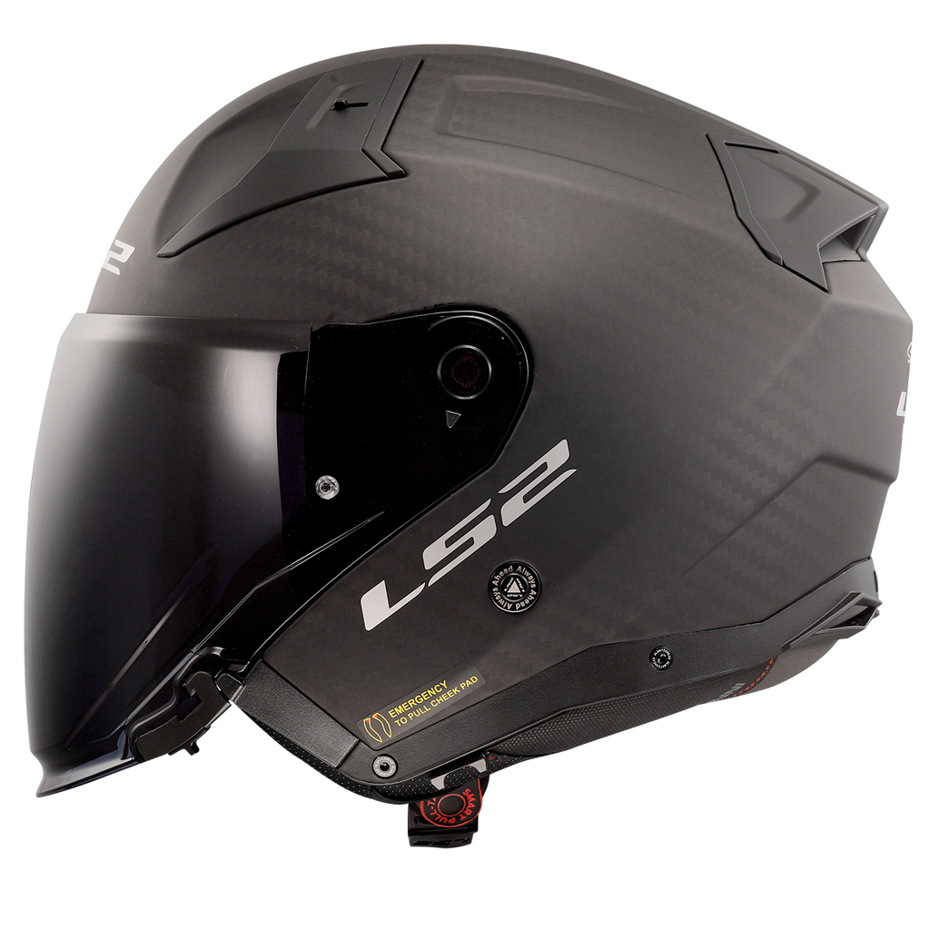 KASK LS2 OF603 INFINITY II MATT CARBON -06