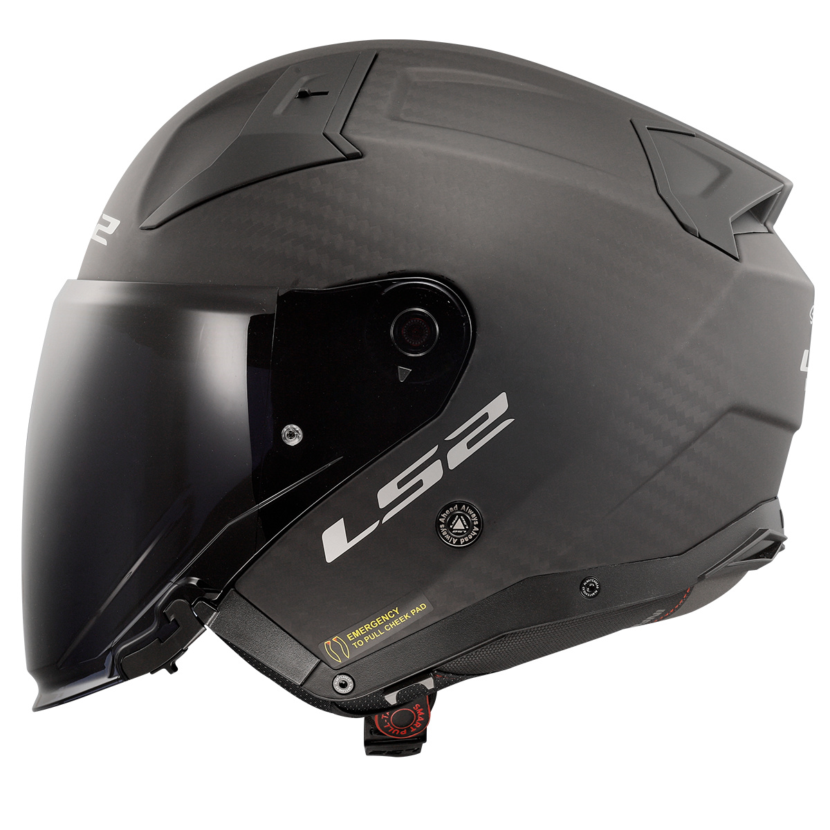 KASK LS2 OF603 INFINITY II MATT CARBON -06