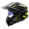 KASK LS2 MX701 EXPLORER C EDGE BLACK H-V YELLOW