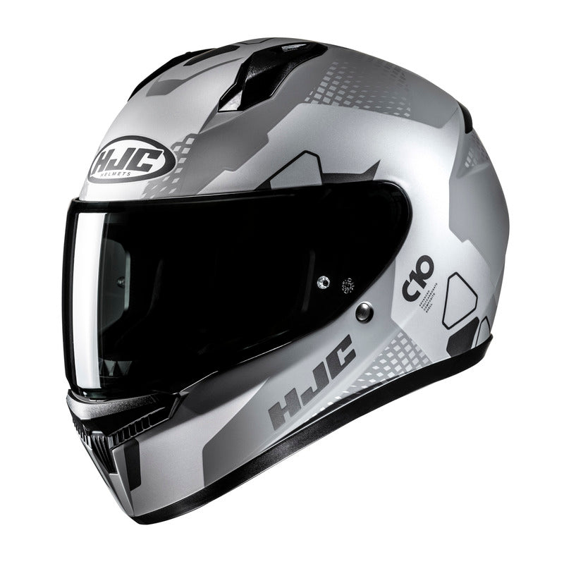 KASK MOTOCYKLOWY HJC C10 ASPA LIGHT GREY