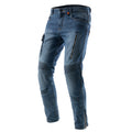 JEANSY MOTOCYKLOWE REBELHORN VANDAL WASHED BLUE MONOLAYER