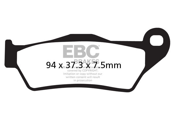 EBC Brakes Klocki hamulcowe EBC FA181HH wzmacniane (kpl. na 1 tarcze)