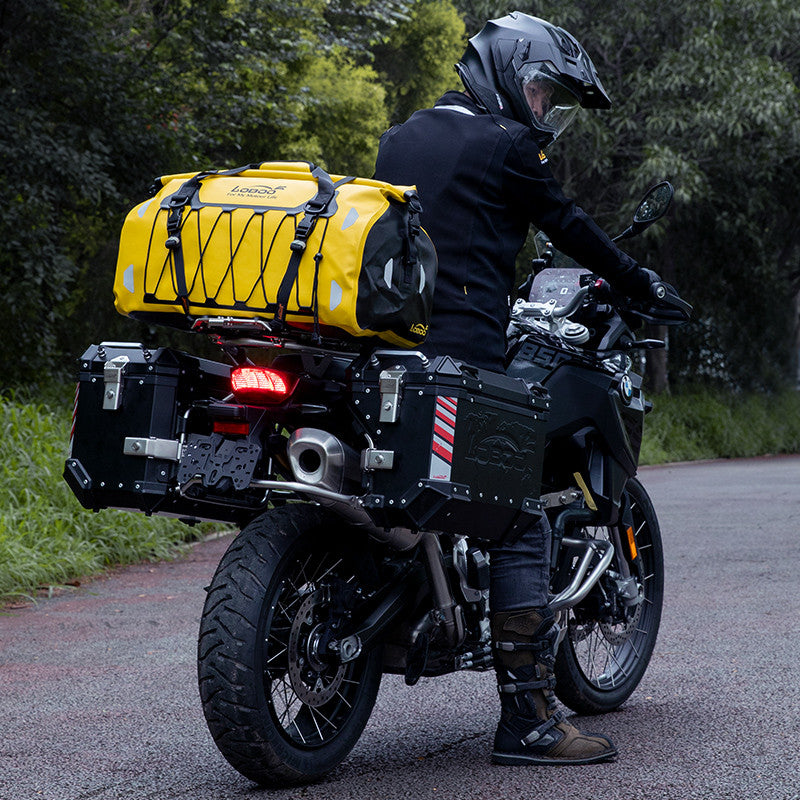 LOBOO Torba motocyklowa TPU czarna 80L