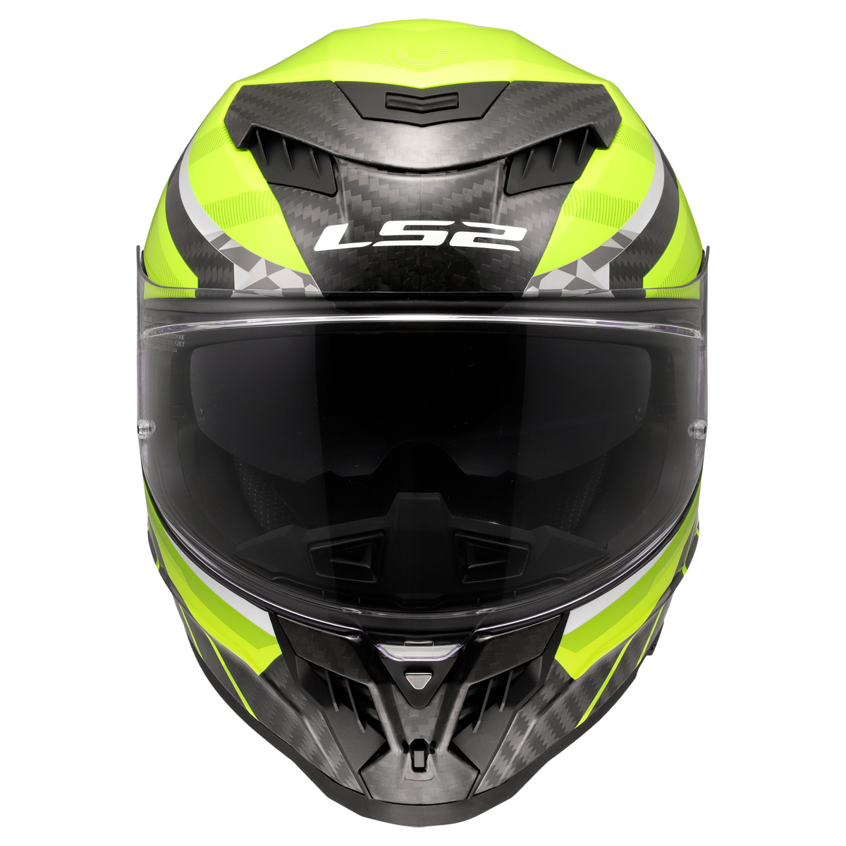 KASK LS2 FF807 DRAGON TRAX H-VIS YELLOW