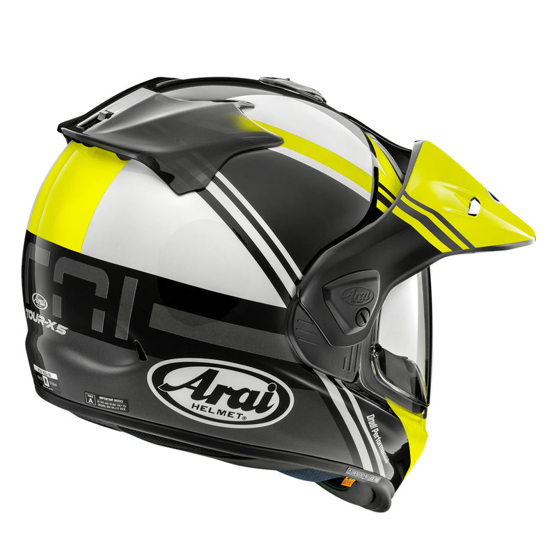 KASK MOTOCYKLOWY ARAI TOUR-X5 COSMIC FLUOR YELLOW XS