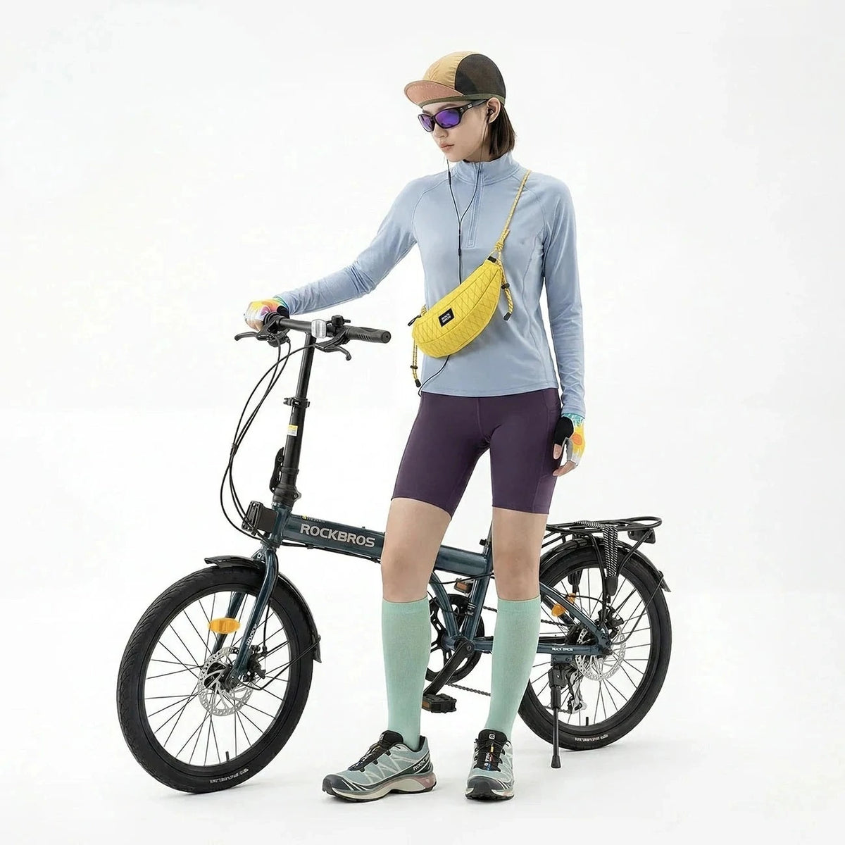 Torba rowerowa sakwa na kierownicę ramię banan 1.8 l Rockbros H74 saszetka