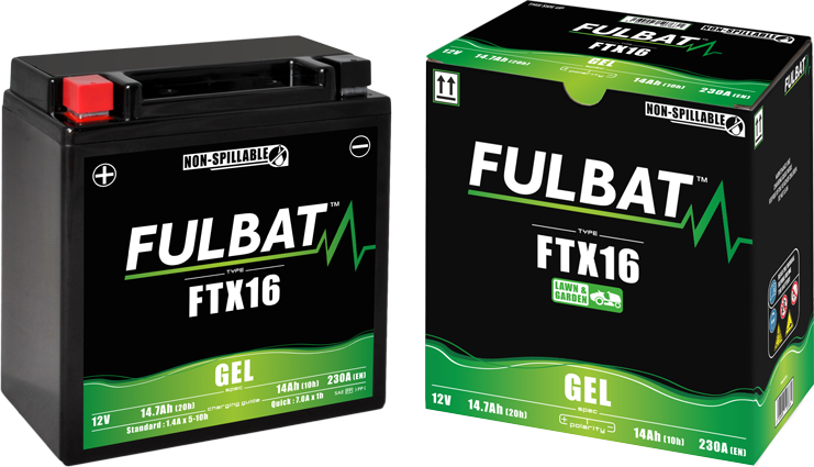 Akumulator FULBAT FUL GEL - FTX16 / YTX16 (Żelowy, bezobsługowy)