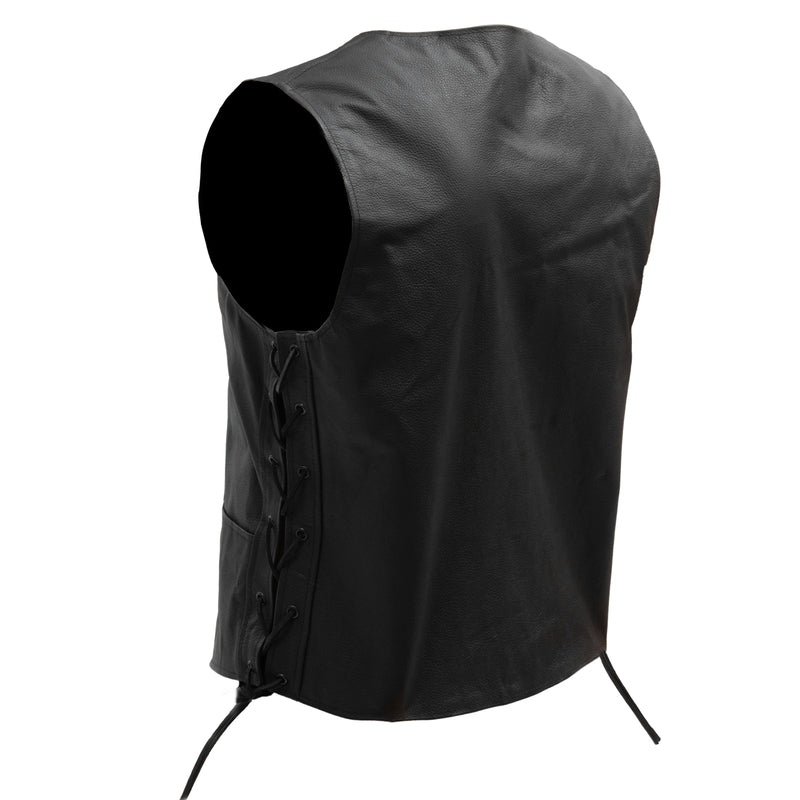 KAMIZELKA MOTOCYKLOWA SKÓRZANA BROGER CLUBMAN BLACK