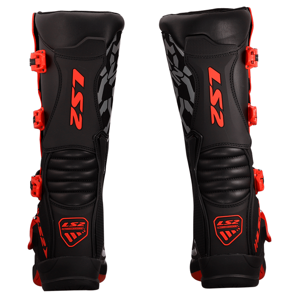 BUTY LS2 RAPTOR MAN BLACK RED