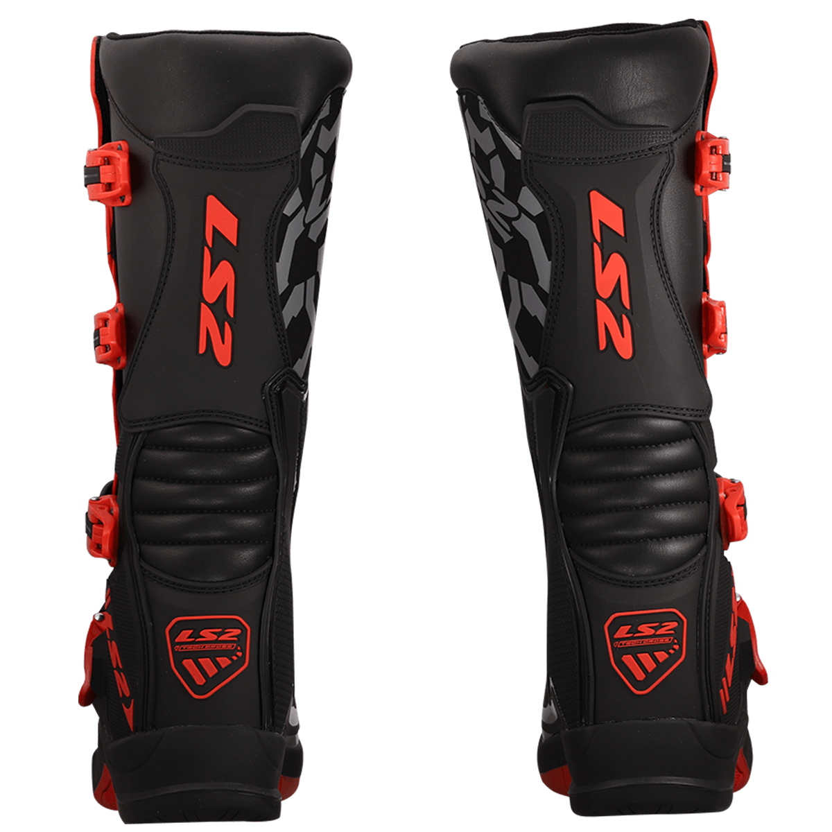BUTY LS2 RAPTOR MAN BLACK RED