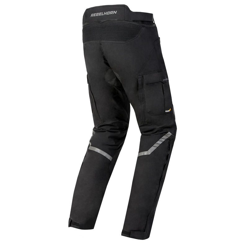 SPODNIE TEKSTYLNE REBELHORN PATROL BLACK – zdjęcie 2