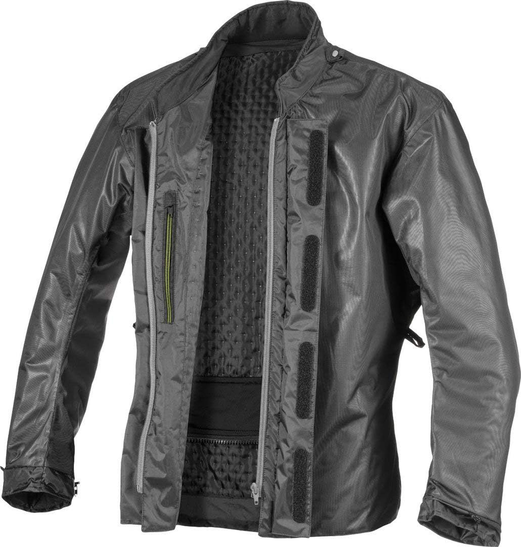 Kurtka motocyklowa damska BUSE Cara czarno-neonowa