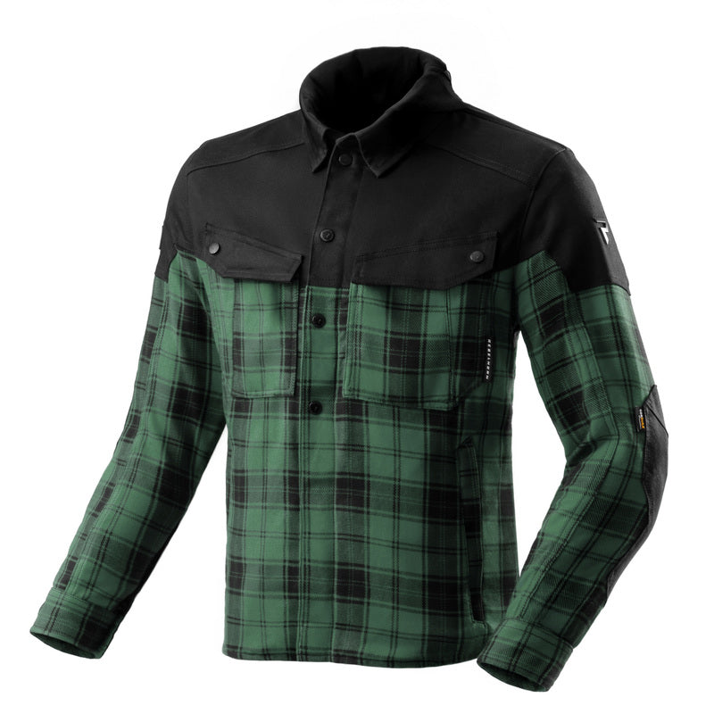 KOSZULA MOTOCYKLOWA REBELHORN SHIFTER BLACK GREEN