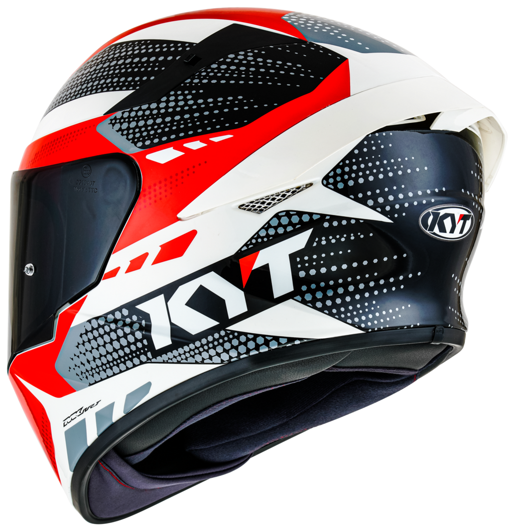 Kask Motocyklowy KYT TT-COURSE GEAR BLK/RED