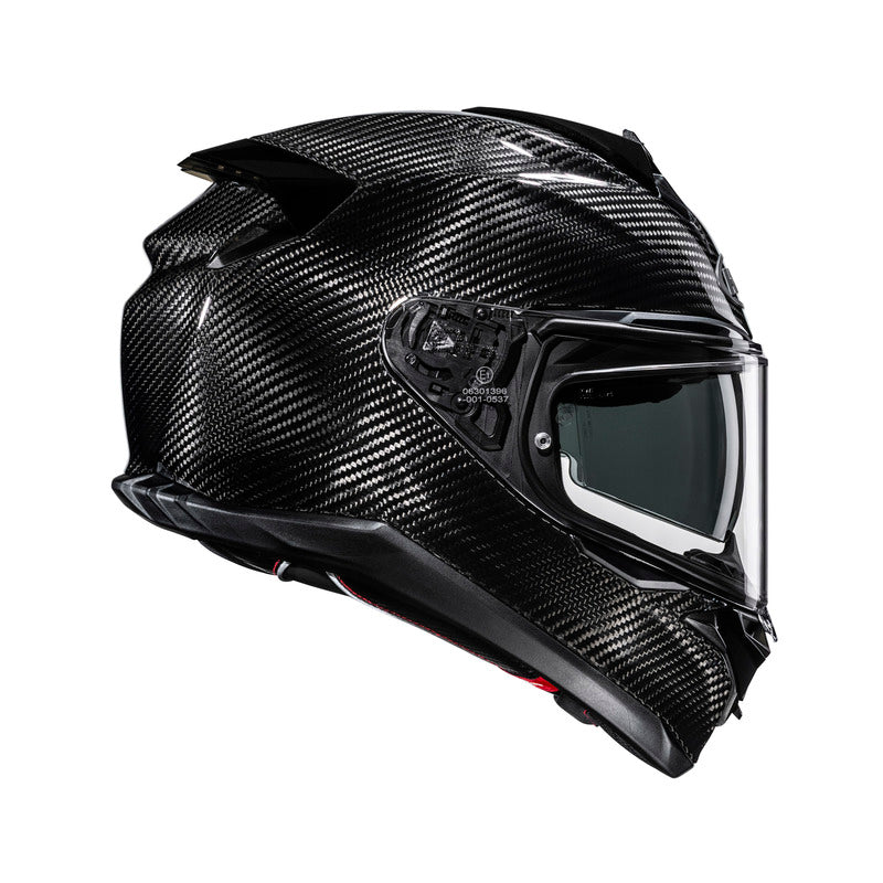 KASK MOTOCYKLOWY HJC F72 SOLID CARBON BLACK – zdjęcie 6