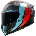 KASK LS2 FF811 VECTOR II C GRID RED CYAN-06