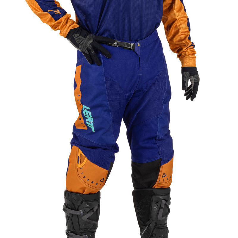 STRÓJ OFFROADOWY BLUZA I SPODNIE JUNIOR LEATT RIDE KIT 3.5 ORANGE M