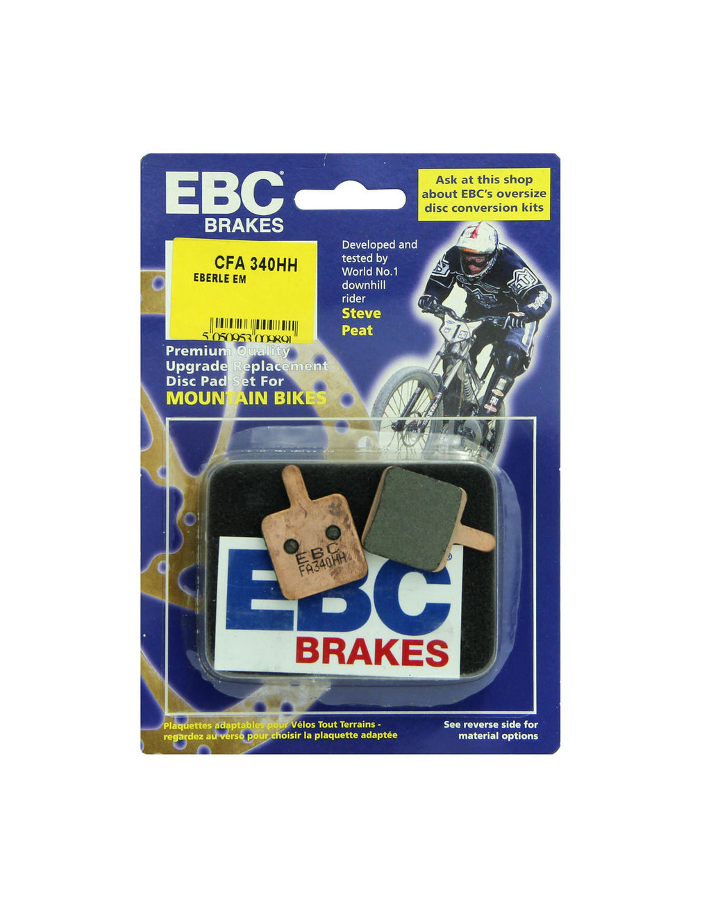 CFA340HH - Klocki hamulcowe rowerowe (spiekane) EBC Brakes