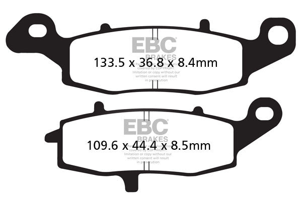 EBC Brakes Klocki hamulcowe EBC FA231HH wzmacniane (kpl. na 1 tarcze)