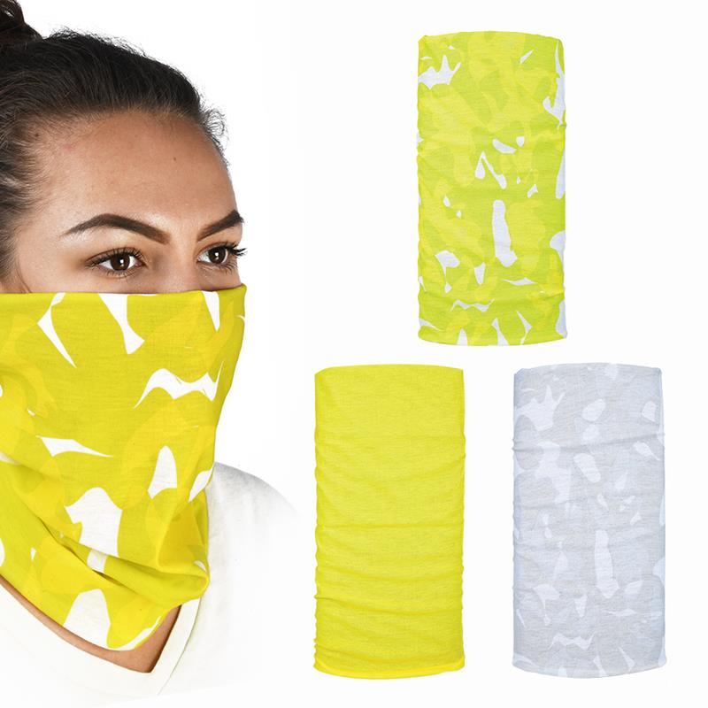 OXFORD KOŁNIERZ WIELOFUNKCYJNY WIATROODPORNY COMFY HAVOC FLUO 3 SZTUKI W OPAKOWANIU KOLOR CAMO/ŻÓŁTY FLUO – zdjęcie 3