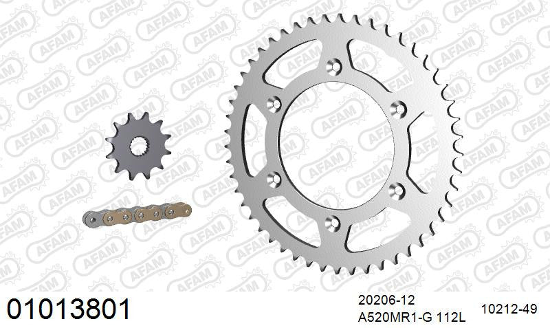 Zestaw napędowy AFAM do HONDA CR 125 R V
