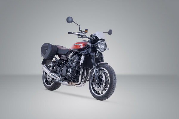 ZESTAW SAKW PRO BLAZE H I STELAŻY SW-MOTECH KAWASAKI Z900RS/CAFE/SE (17-) BLACK