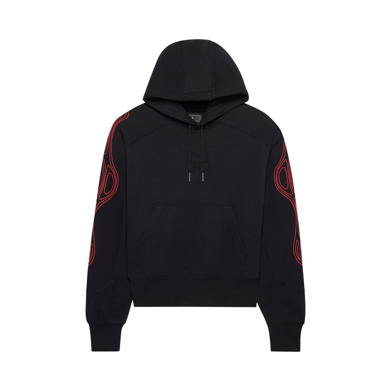 BLUZA Z KAPTUREM DAMSKA FOX VISION OVERSIZED FLEECE PO BLACK