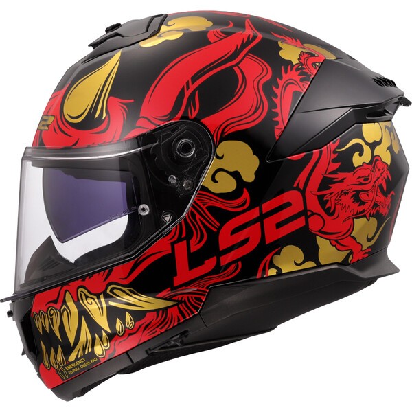 KASK LS2 FF808 STREAM II DRAKO BLACK RED-06