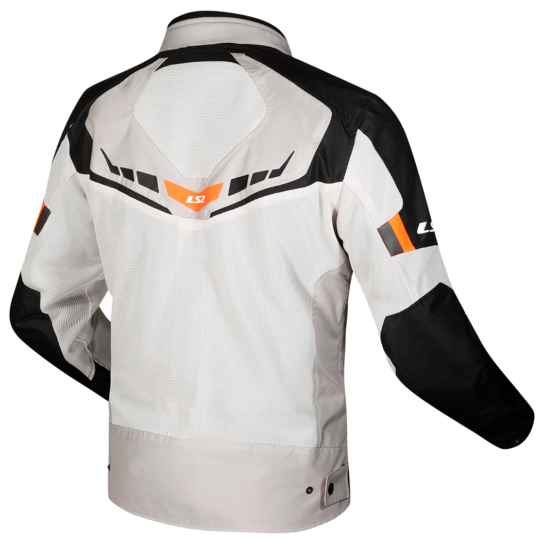KURTKA LS2 GARDA AIR MAN BLACK GREY H-V ORANGE