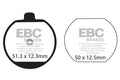EBC Brakes Klocki hamulcowe EBC FA033 (kpl. na 1 tarcze)