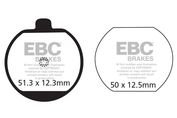 EBC Brakes Klocki hamulcowe EBC FA033 (kpl. na 1 tarcze)