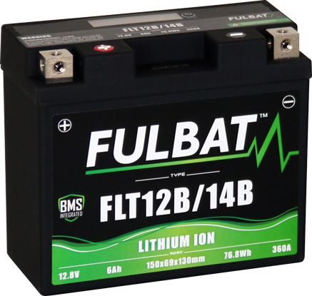 Akumulator FULBAT FUL LITHIUM - FLT12B / FLT14B / LT12B / LT14B (Litowo-żelazowo-fosforanowy)