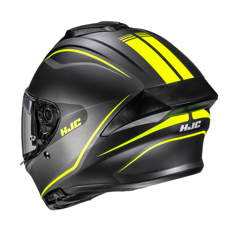 KASK MOTOCYKLOWY HJC C71 QUEZ BLACK YELLOW