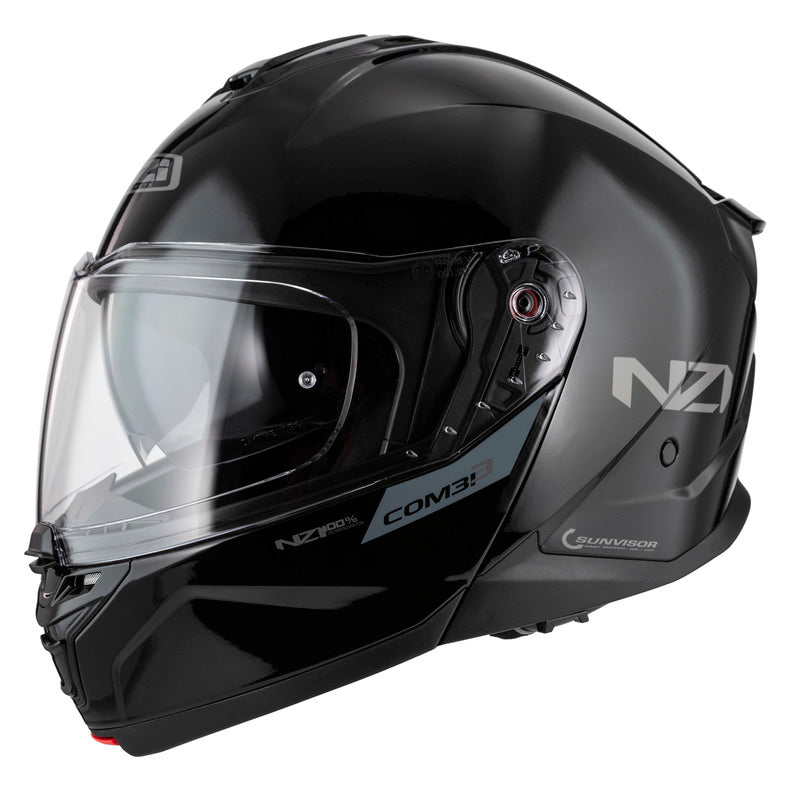 KASK MOTOCYKLOWY NZI COMBI 3 DUO BLACK XS