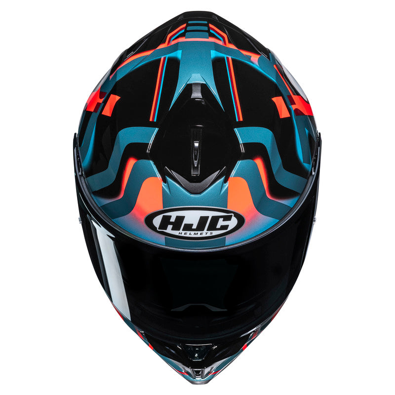 KASK MOTOCYKLOWY HJC I72 TALA BLUE BLACK – zdjęcie 5