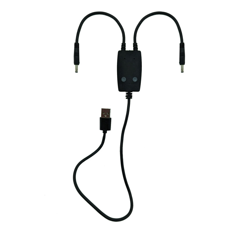 Ładowarka USB 8,4 V do akumulatorów Glovii, dwa złącza
