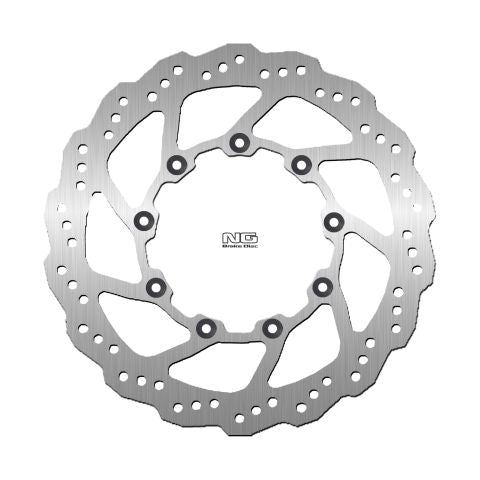 NG TARCZA HAMULCOWA PRZÓD KAWASAKI KLE 500 '91-'07 (300X130X5MM) (9X10,5MM) WAVE – zdjęcie 2