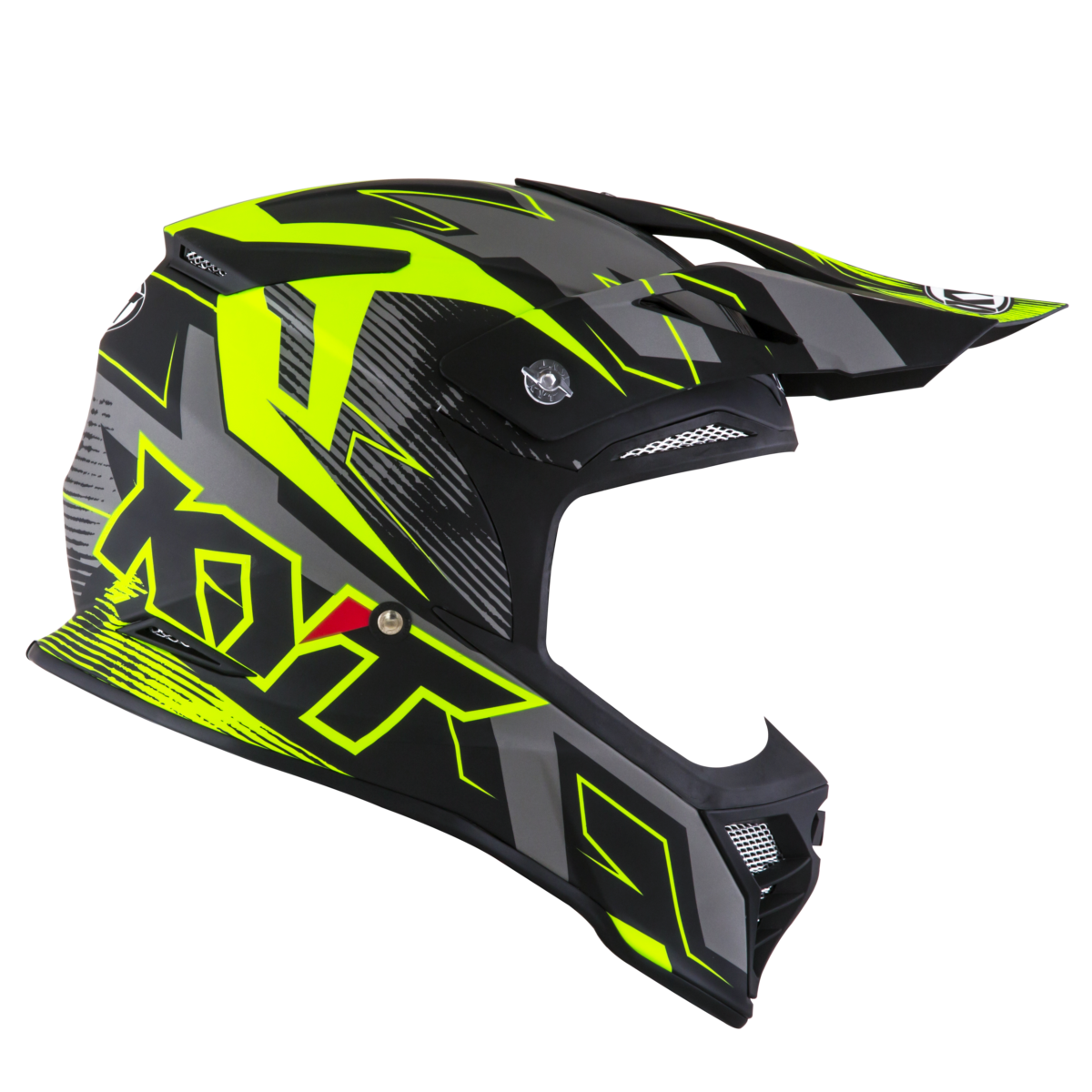 Kask Motocyklowy KYT SKYHAWK DIGGER matowy czarny/żółty – zdjęcie 6