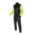 KOMBINEZON PRZECIWDESZCZOWY DWUCZĘŚCIOWY REBELHORN RAIN BLACK FLUO YELLOW