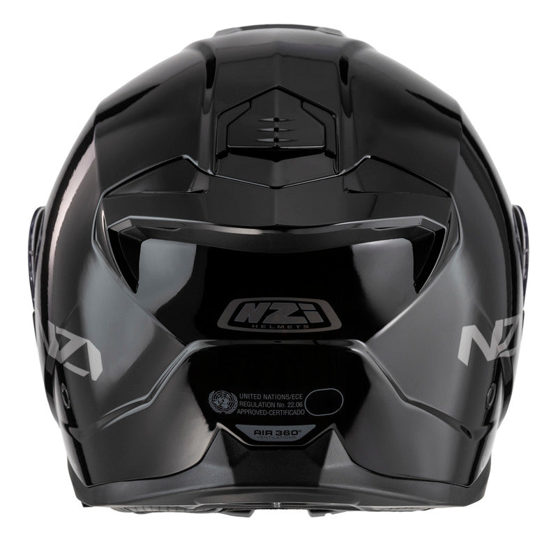KASK MOTOCYKLOWY NZI COMBI 3 DUO BLACK XS