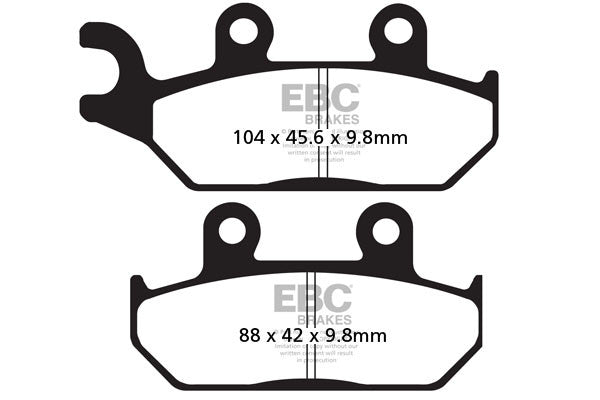 EBC Brakes Klocki hamulcowe EBC FA172R (kpl. na 1 tarcze)