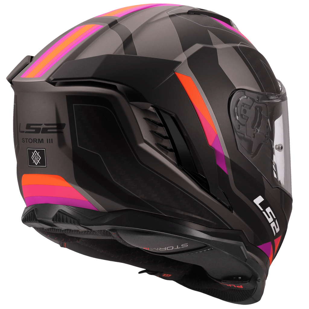 KASK LS2 FF818 STORM III SPORTY GREY PURPLE