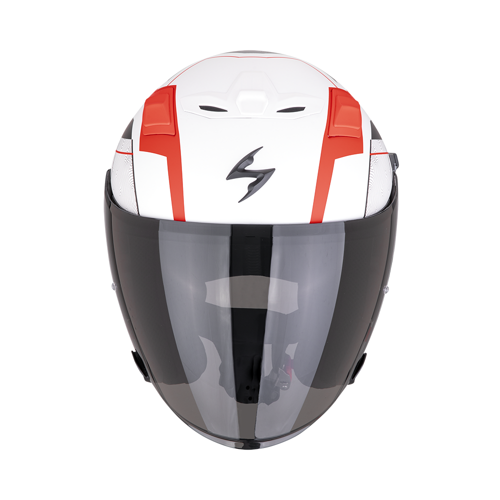 SCORPION KASK EXO-Z1 VUE MAT WH-RED-BK