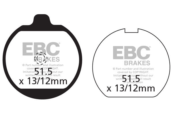 EBC Brakes Klocki hamulcowe EBC FA037 (kpl. na 1 tarcze)