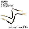 OXFORD ZŁĄCZE (PRZEWÓD / PRZEJŚCIÓWKA / KABEL / PRZEDŁUŻACZ) KIERUNKOWSKAZÓW LED I ŻARÓWKOWYCH DO KOSTKI OEM HONDA (ZŁĄCZE 2 PRZEWODY)