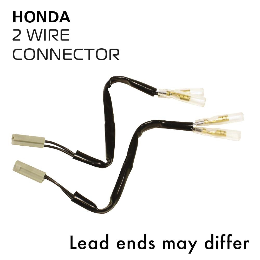 OXFORD ZŁĄCZE (PRZEWÓD / PRZEJŚCIÓWKA / KABEL / PRZEDŁUŻACZ) KIERUNKOWSKAZÓW LED I ŻARÓWKOWYCH DO KOSTKI OEM HONDA (ZŁĄCZE 2 PRZEWODY)